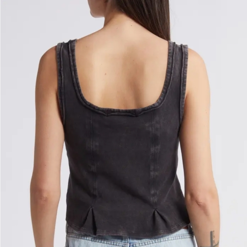 Free People Roller Peplum tank top! NWT! - Picture 2 of 6